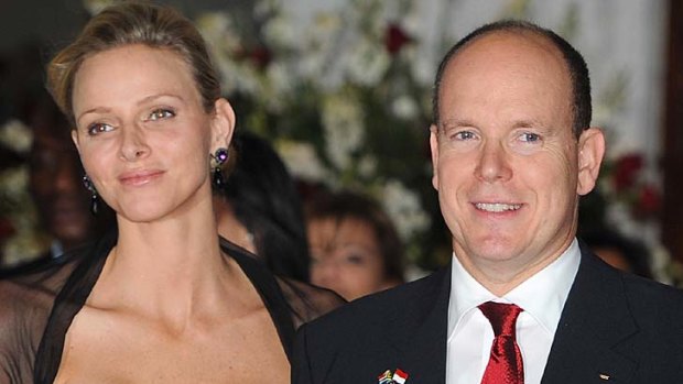 Second honeymoon ... Princess Charlene of Monaco and Prince Albert II, pictured in Durban.