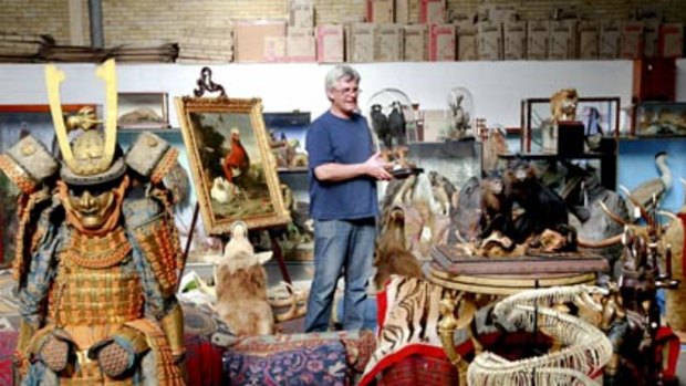 The antiquities specialist Tim Squires, from Bonhams, has flown from London for the auction.