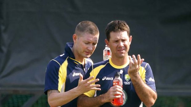 So, how many? Captain Michael Clarke see lots of runs in Ricky Ponting's future.