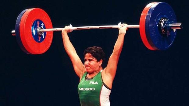 Soraya Jimenez won weightlifting gold at the Sydney Olympics.