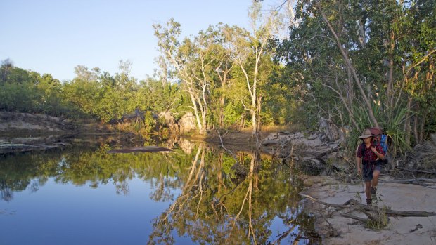 The Edith River is near the finish line of the Jatbula Trail.