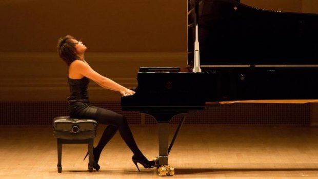Chinese pianist Yuja Wang brings skill and style to the stage.