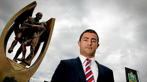 Safe choice: Anthony Minichiello, the face of league for 2014.