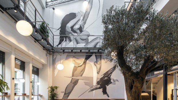 sunoct20greeceÂ Ergon House hotel Athens Greece ; text by Rob McFarland ; SUPPLIED via journalist ;Â Ergon Foods agora