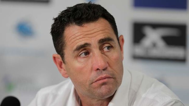 Reinstated: Sharks coach Shane Flanagan was initially sacked in the wake of the ASADA revelations but was soon returned to his post.