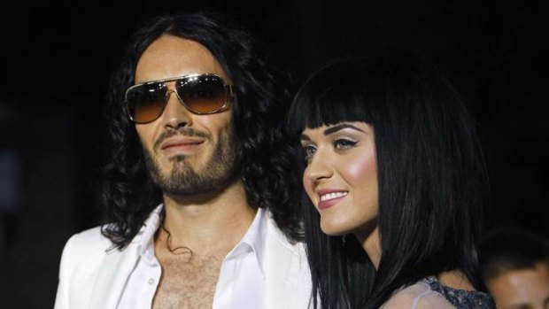 Russell Brand with Katy Perry.