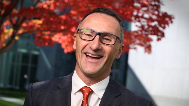 Greens Leader Richard Di Natale at Parliament House in Canberra. Photo: Andrew Meares