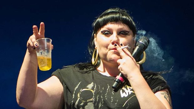 Beth Ditto of The Gossip.