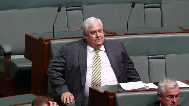 The rare and elusive Clive Palmer, photographed during an unusual migratory visit to Canberra.    