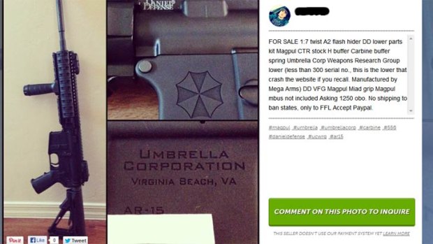 People are using Instagram to advertise guns for sale.