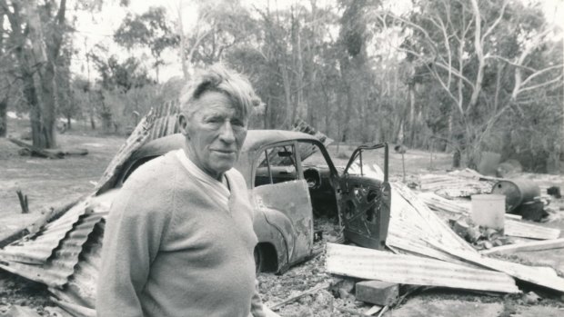 Max Rennie, 83, and his wife Elsie, 73, successfully defended their home from the flames using a garden hose and six plastic buckets.