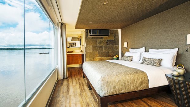 A suite on the Chobe Princess.