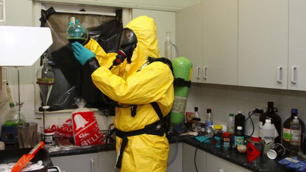 Getting higher: police are uncovering an increasing number of clandestine drug labs.
