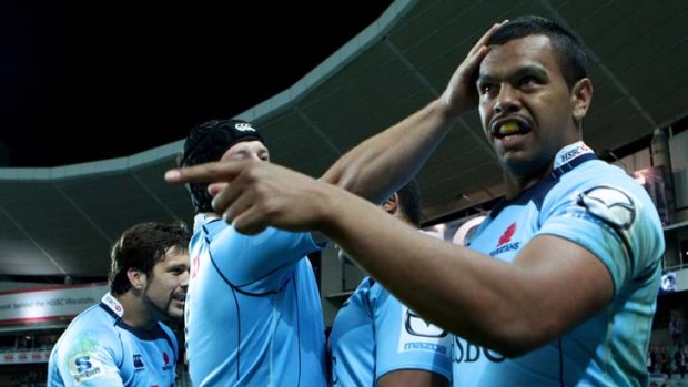 Point to prove ... Kurtley Beale is set to wear the No.10 jersey for the injury-plagued Waratahs in their qualifying finals game against the Blues at Eden Park tomorrow.