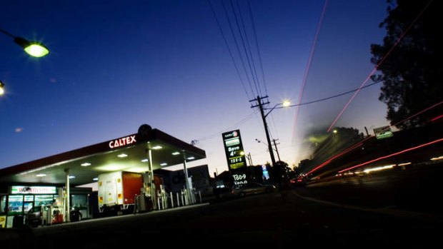 Fuel shortage ... Caltex stations across Sydney are running out of premium fuel.