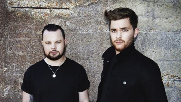 Royal Blood's Ben Thatcher and Mike Kerr.