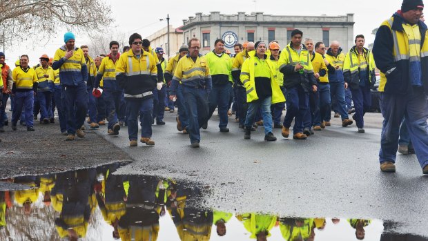 Almost 100 workers have been sacked at Williamstown.