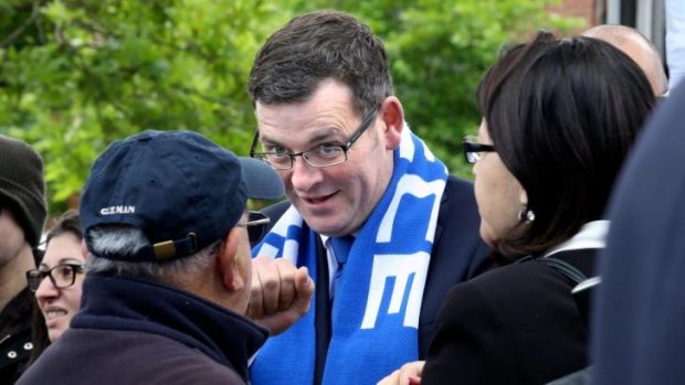 Dan Andrews also has his eyes on the prize.