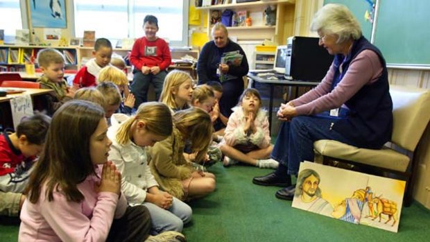 A scripture class in a NSW school, which is now also allowing ethics classes to be also taught. Yet a proposal to teach Humanism classes in Victorian schools was rejected.