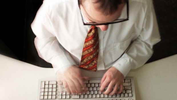 Not as big as expected ... only 16 per cent of employees shopped online at work.