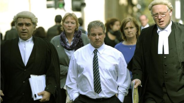 End result: Robert Farquharson, centre, was finally locked away for murdering his sons.