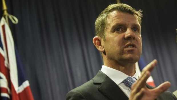 NSW Premier Mike Baird proposed the changes to electoral funding laws.