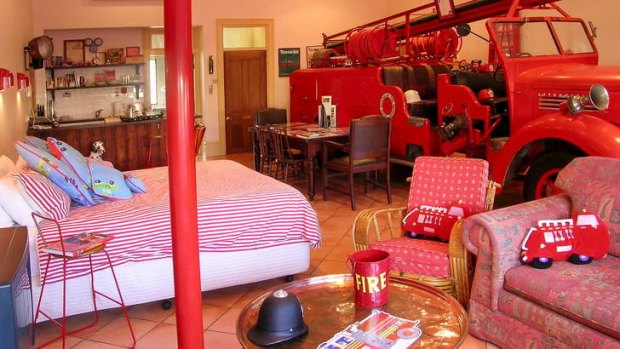 Fun stay: Adelaide's Fire Station Inn.