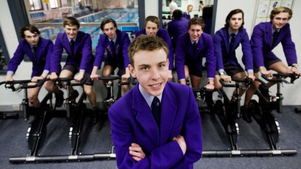 Liam Smith has got together a team of his Wesley College friends to participate in the City2Sea.