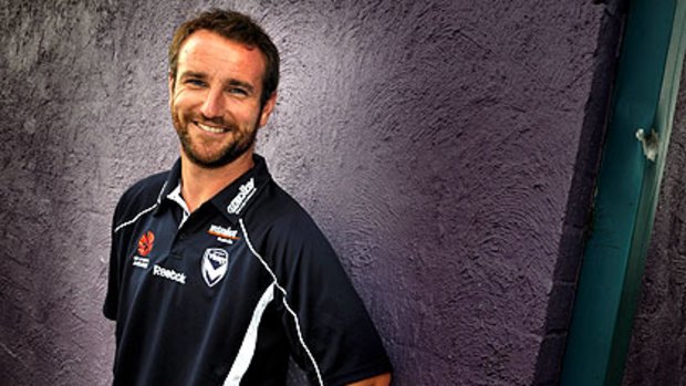 Backs to the wall: Melbourne - and midfielder Grant Brebner.