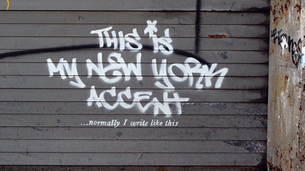 Another Banksy work in the westside of Manhattan, from his month-long residency in New York.