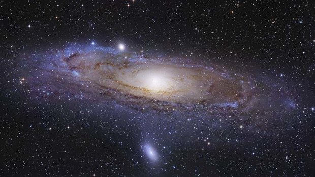 The Andromeda galaxy.