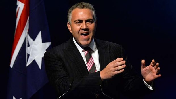 Speaking out: Joe Hockey.