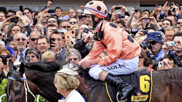 "She's a once in a lifetime horse, isn't she?" ... Trainer Robert Smerdon on Black Caviar.