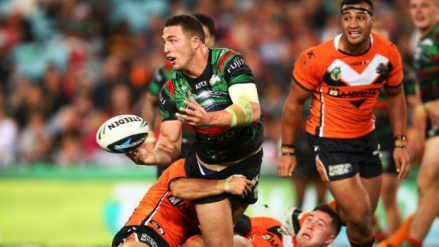 On the wagon: Sam Burgess has vowed to continue his alcohol ban. 