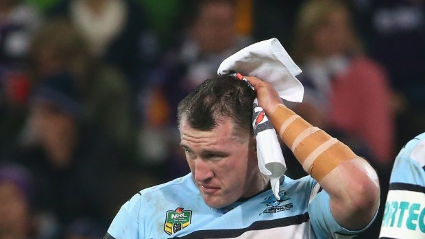 Asked to show cause: Sharks skipper Paul Gallen. 
