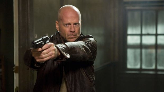 Bruce Willis in <i>Live Free or Die Hard</i>.