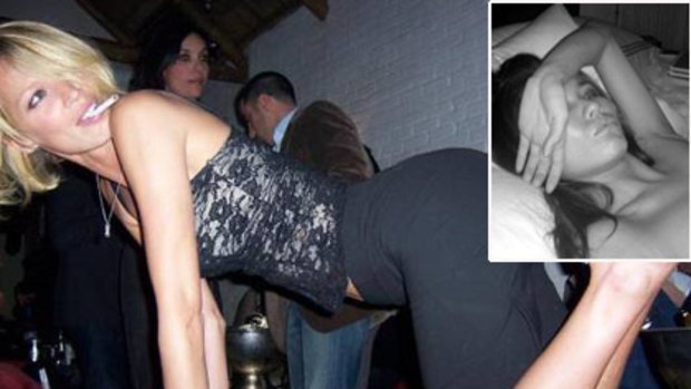 Model behaviour ... one of the photos of Liskula Cohen posted on the Skanks in NYC blog. The model brought it on herself says the lawyer for blogger Rosemary Port (pictured top right) who now plans to sue Google.
