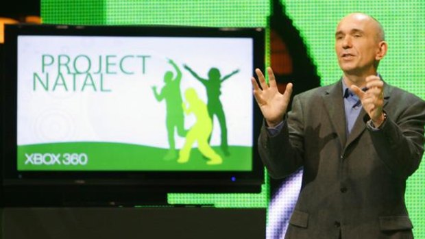 Peter Molyneux introduces the new XBox Project Natal, new technology that uses Natal's motion control to let gamers take control of titles using their entire body, at the Microsoft XBox 360 E3 2009 media briefing in Los Angeles.