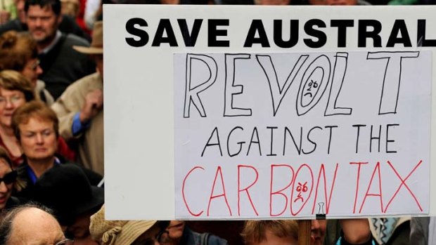 Despite protests, pensioners will be better off under a carbon tax, says the federal government.
