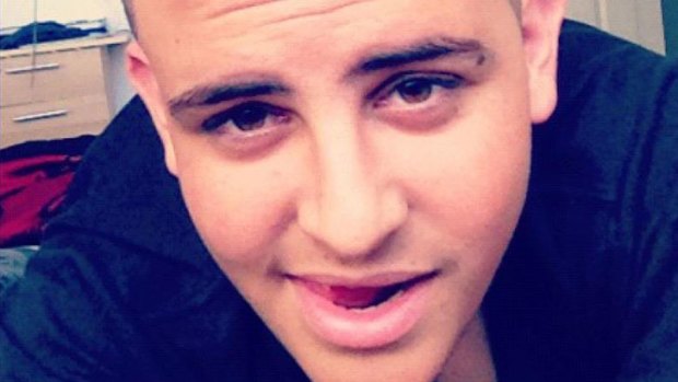 'May you rest in paradise': Amin Asfour, 18, was killed in the crash.