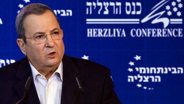 Surprise resignation ... Ehud Barak.