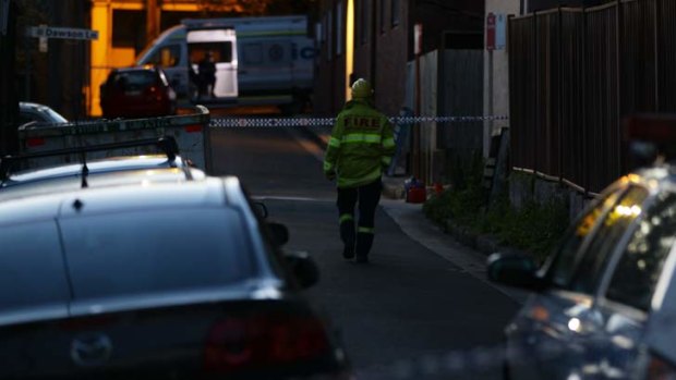 Fatal fire: a body was found after a fire at a garage in Woollahra.