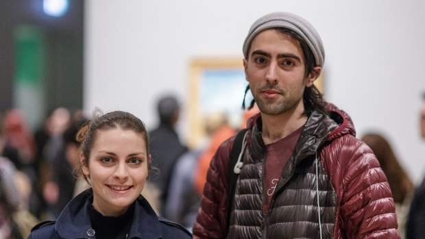 Alycia Prois and Reza Rasouli caught the last viewing.