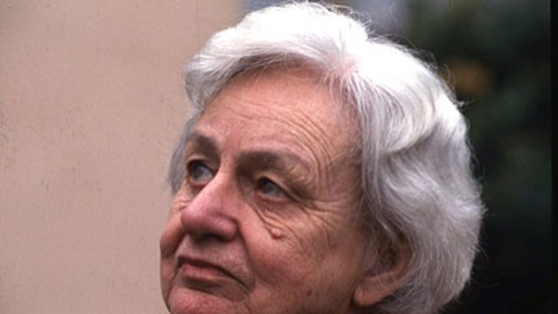 Poet Judith Wright in 1993.