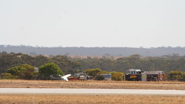 The pilot suffered only minor injuries after crashing in the Wheatbelt.
