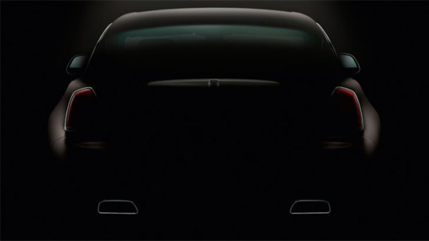 One of the teaser images for the Rolls Royce Wraith.