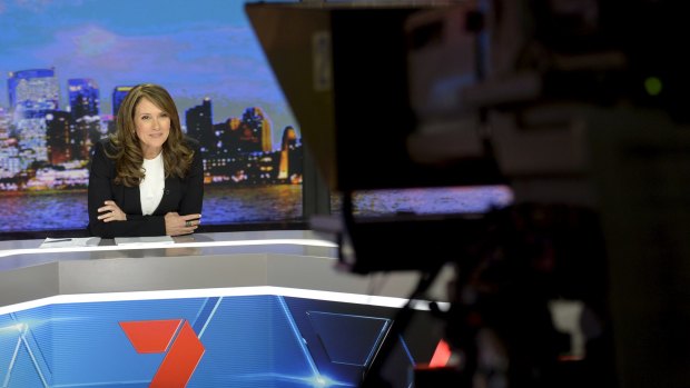Chris Bath during her final week at Channel Seven.