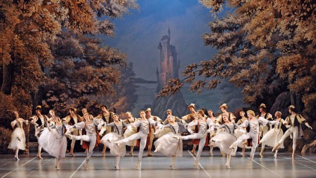 Swan Lake at St Petersburg's Mikhailovsky Theatre.