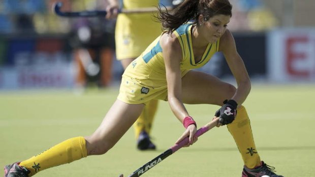Hockeyroo Anna Flanagan was locked in a toilet in by an overzealous security guard.