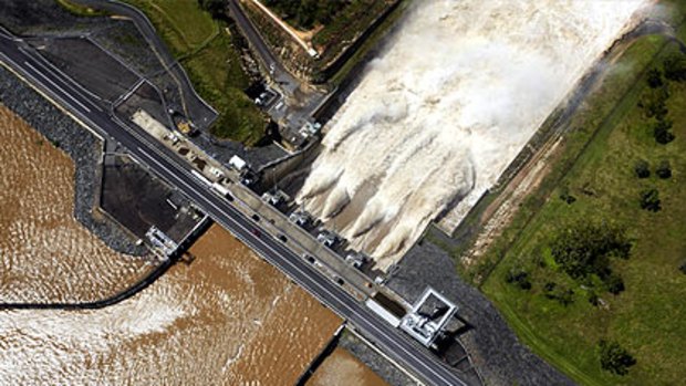Rumours Wivenhoe Dam was about to burst picked up momentum in cyberspace last week.